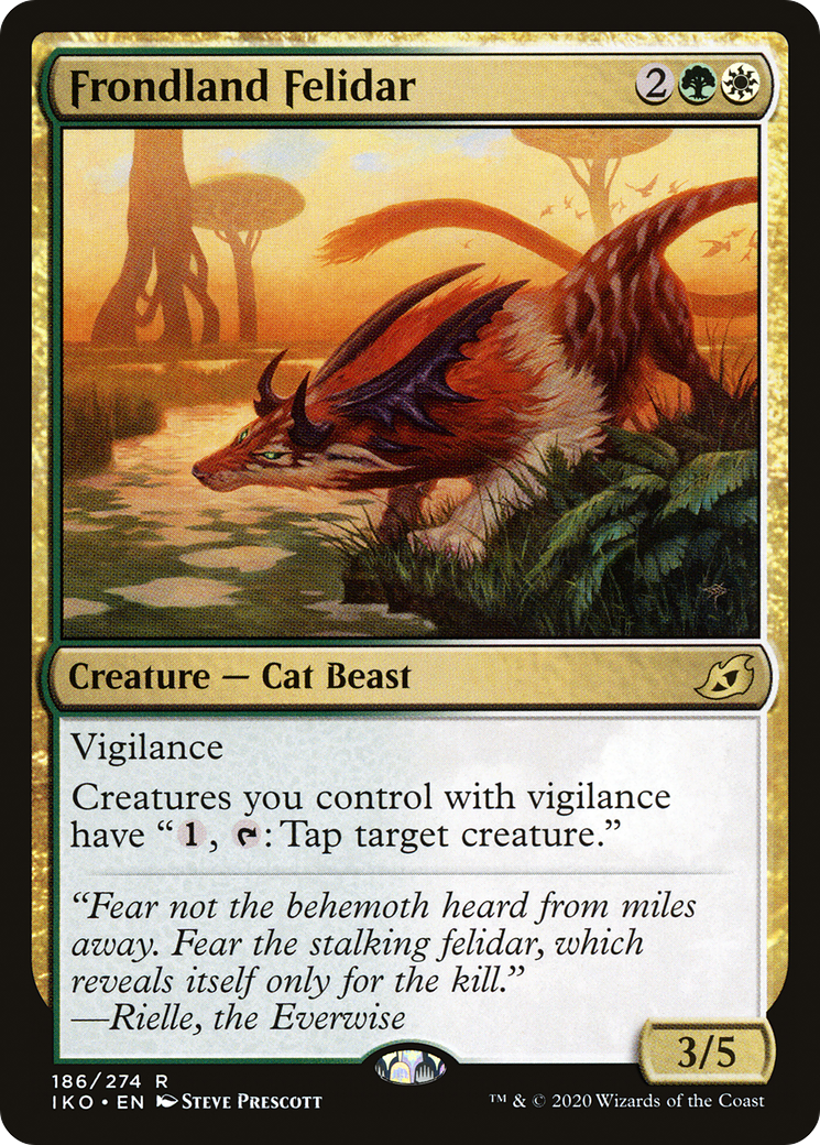 Frondland Felidar (IKO-186)  Foil - Ikoria: Lair of Behemoths