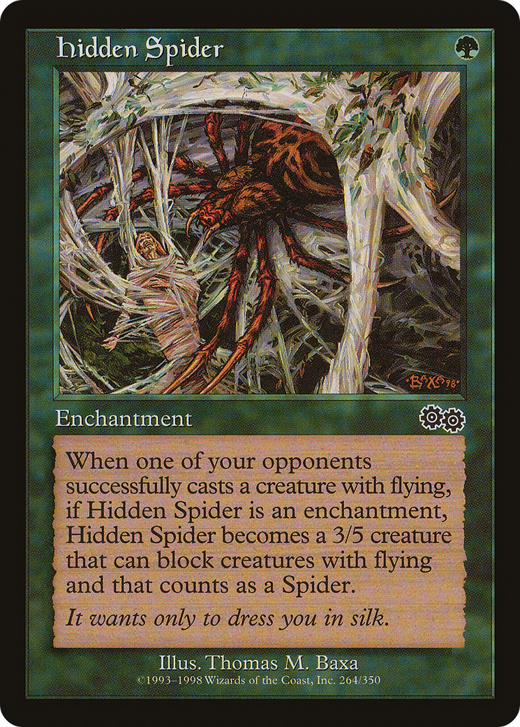 Hidden Spider (USG-264)  - Urza's Saga