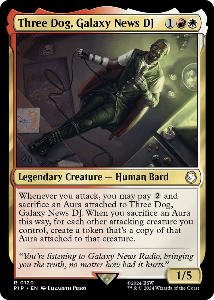 Three Dog, Galaxy News DJ (PIP-120)  - Fallout