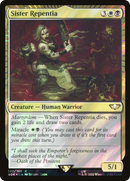 Sister Repentia (Surge Foil) (40K-142)  Foil - Warhammer 40,000 Commander: (miracle)