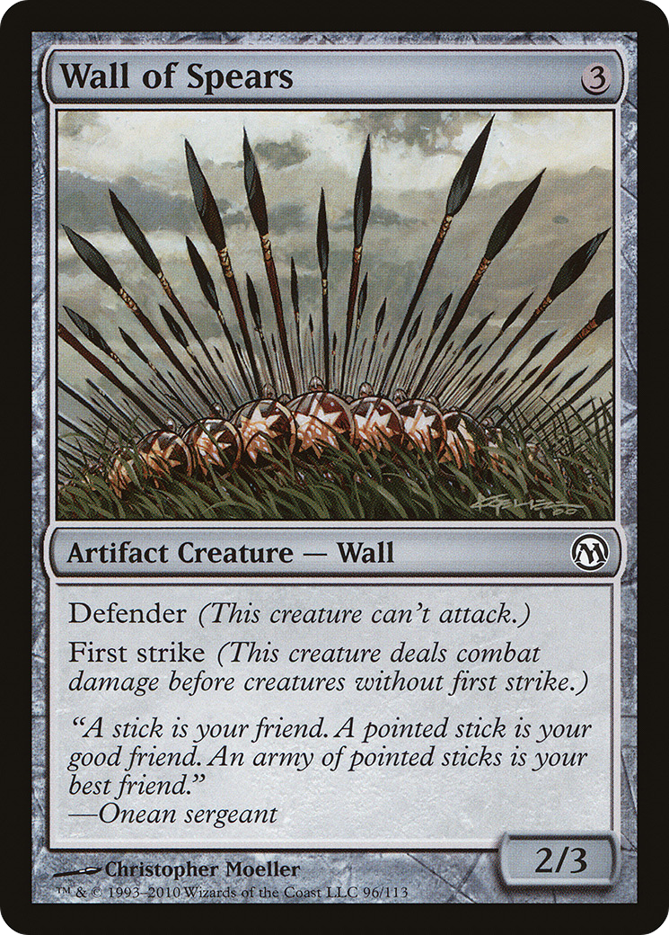 Wall of Spears (DPA-096)  - Duels of the Planeswalkers