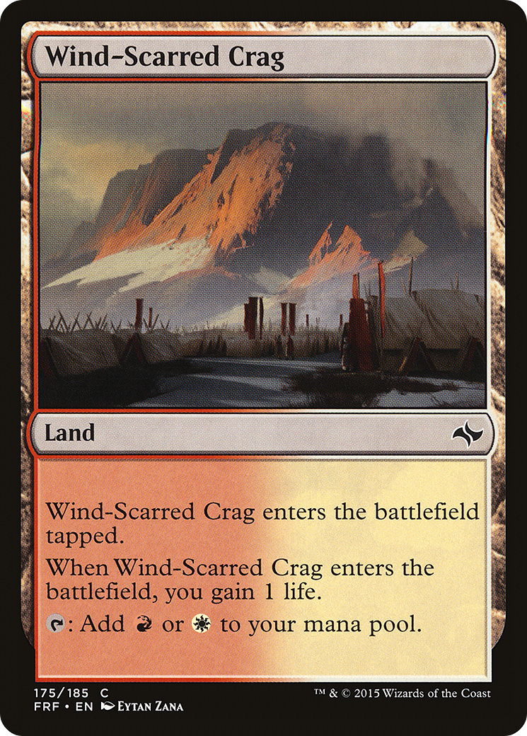 Wind-Scarred Crag (FRF-175)  Foil - Fate Reforged