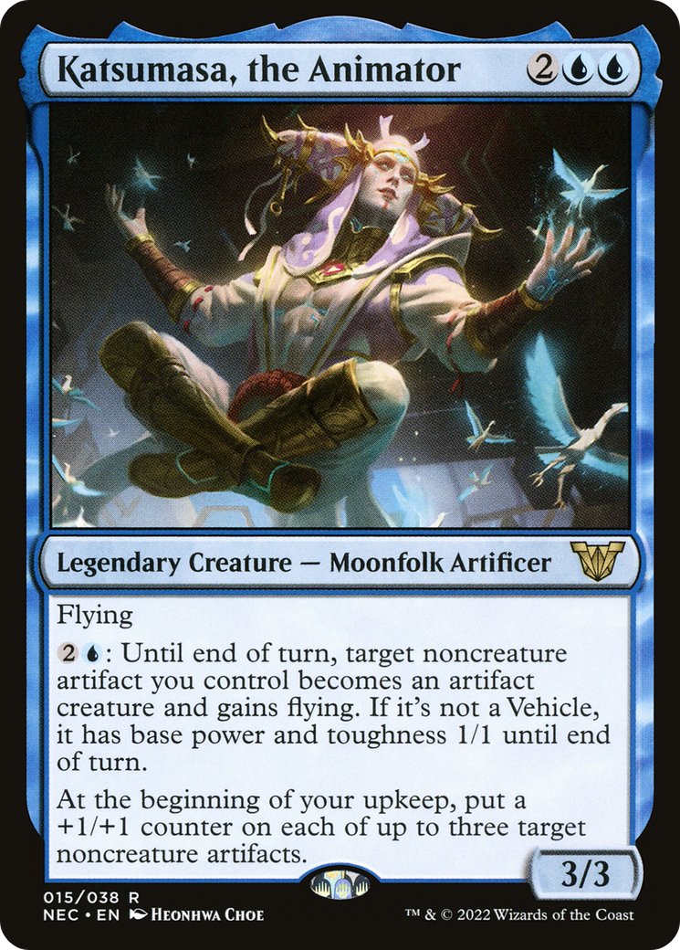 Katsumasa, the Animator (NEC-015)  - Neon Dynasty Commander