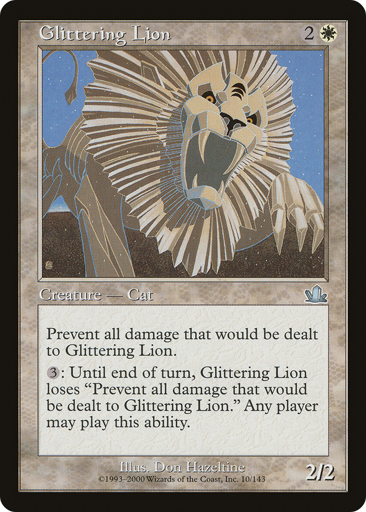 Glittering Lion (PCY-010)  Foil - Prophecy