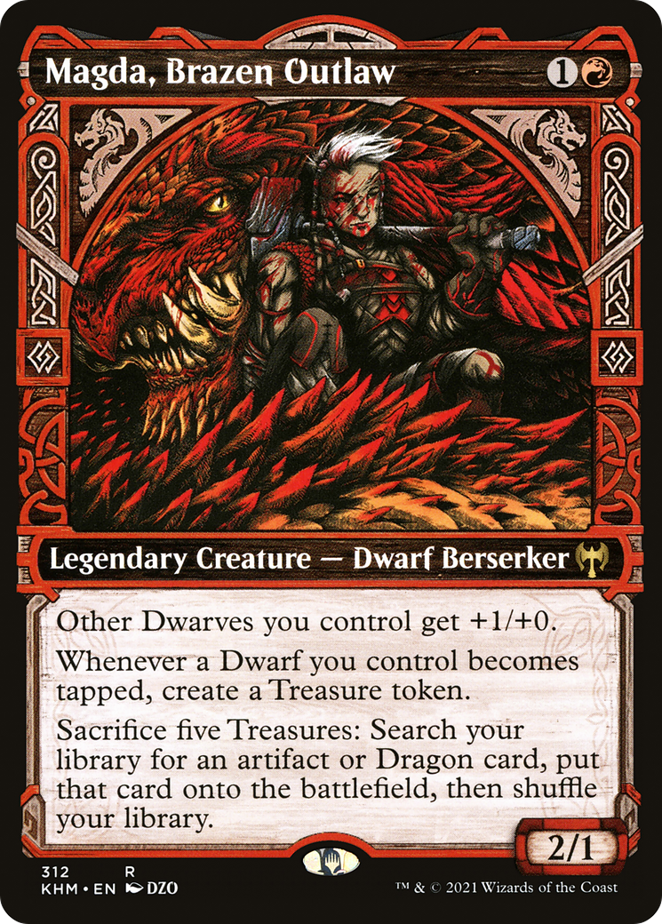 Magda, Brazen Outlaw (Showcase) (KHM-312)  - Kaldheim