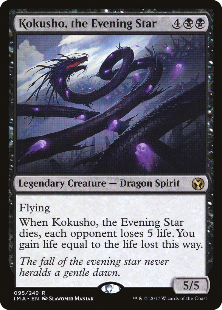 Kokusho, the Evening Star (IMA-095)  Foil - Iconic Masters