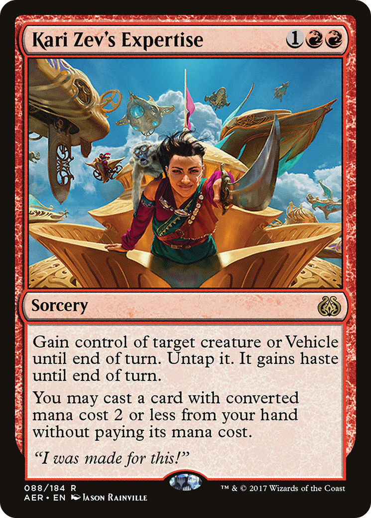 Kari Zev's Expertise (AER-088)  - Aether Revolt