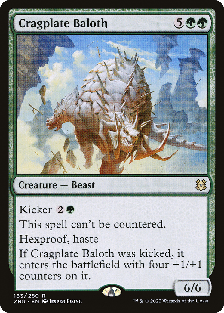 Cragplate Baloth (ZNR-183)  Foil - Zendikar Rising
