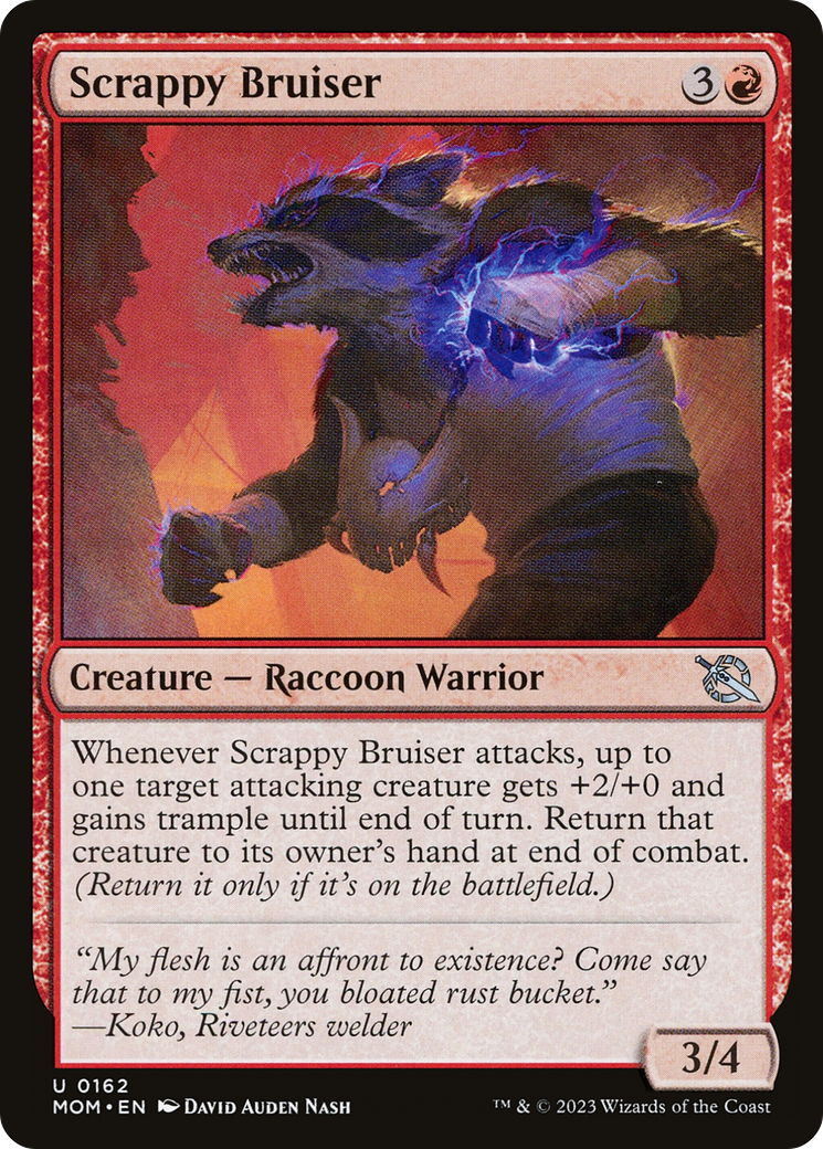 Scrappy Bruiser (MOM-162) - March of the Machine Foil