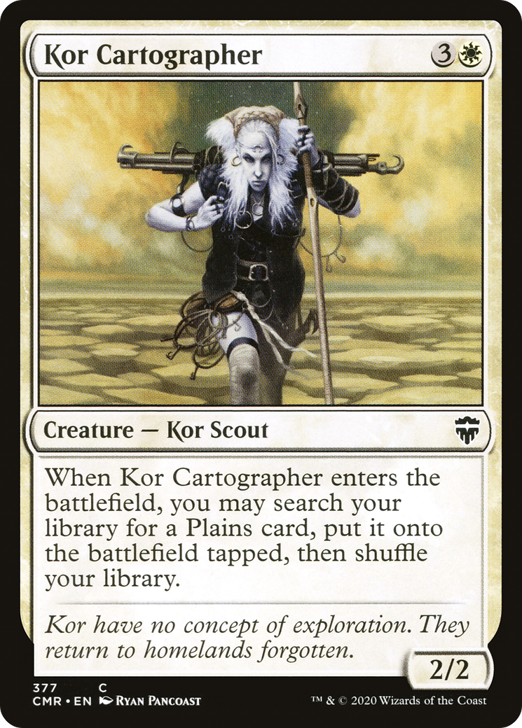 Kor Cartographer (377) (CMR-377)  - Commander Legends