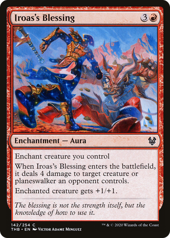 Iroas's Blessing (THB-142)  - Theros Beyond Death