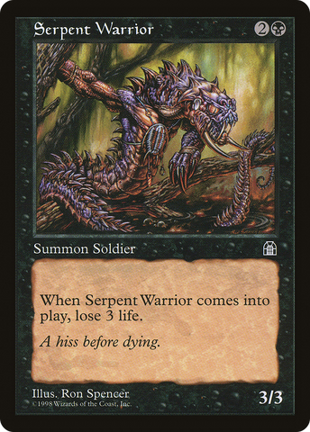 Serpent Warrior (STH-)  - Stronghold
