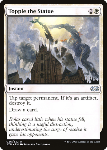 Topple the Statue (2XM-036)  Foil - Double Masters