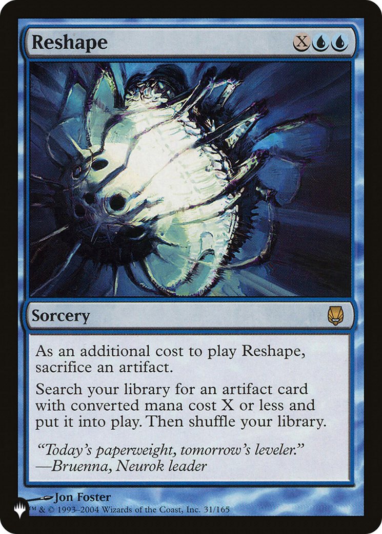 Reshape (DST) (LIST-31/165)  - The List