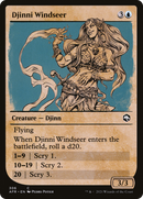 Djinni Windseer (Showcase) (AFR-306)  Foil - Adventures in the Forgotten Realms: (Showcase)