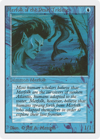 Merfolk of the Pearl Trident (2ED-)  - Unlimited Edition