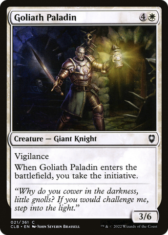Goliath Paladin (CLB-021)  Foil - Commander Legends: Battle for Baldur's Gate