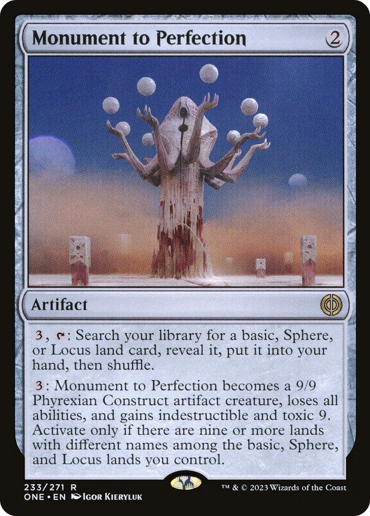 Monument to Perfection (ONE-233)  Foil - Phyrexia: All Will Be One