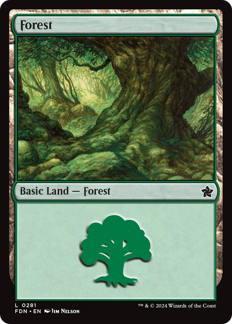 Forest (FDN-281)  Foil - Foundations