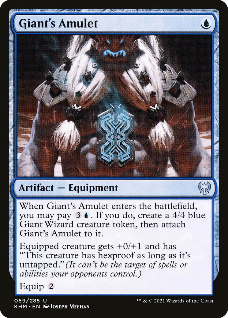 Giant's Amulet (KHM-059)  - Kaldheim