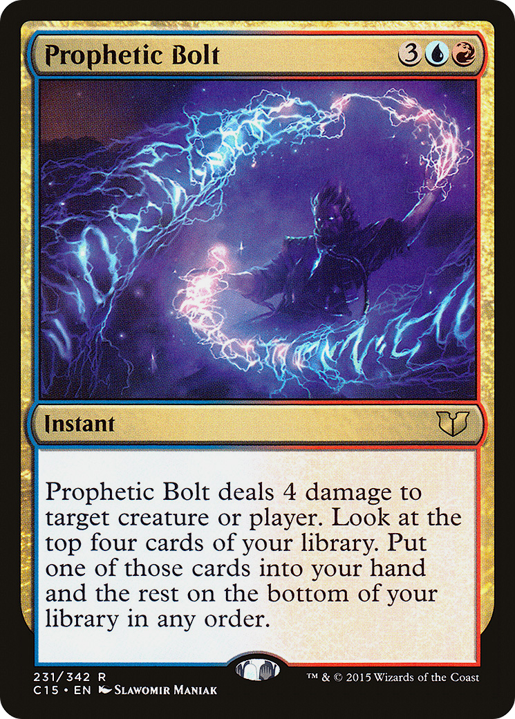 Prophetic Bolt (C15-231)  - Commander 2015