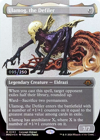 Ulamog, the Defiler (Borderless) (Serialized) [Modern Horizons 3]