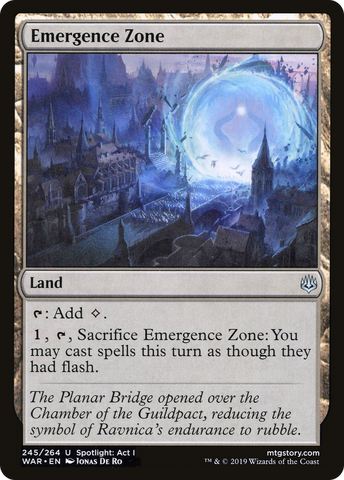 Emergence Zone (WAR-245)  Foil - War of the Spark