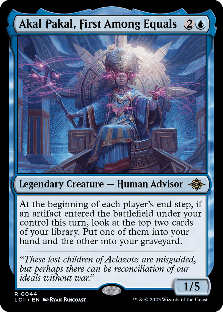 Akal Pakal, First Among Equals (LCI-044)  Foil - The Lost Caverns of Ixalan