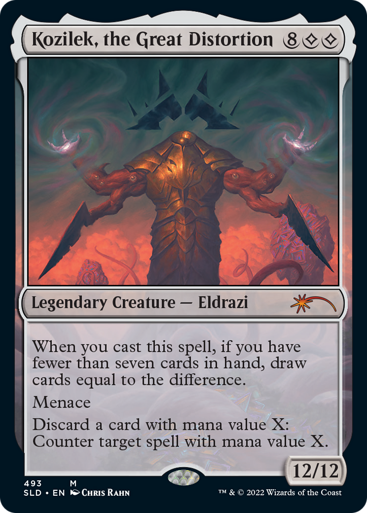 Kozilek, the Great Distortion (SLD-493)  - Secret Lair Drop