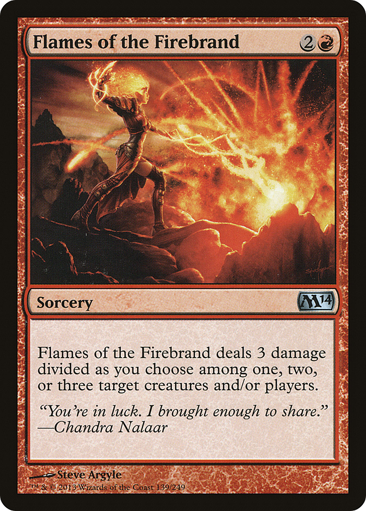 Flames of the Firebrand (M14-139)  - Magic 2014