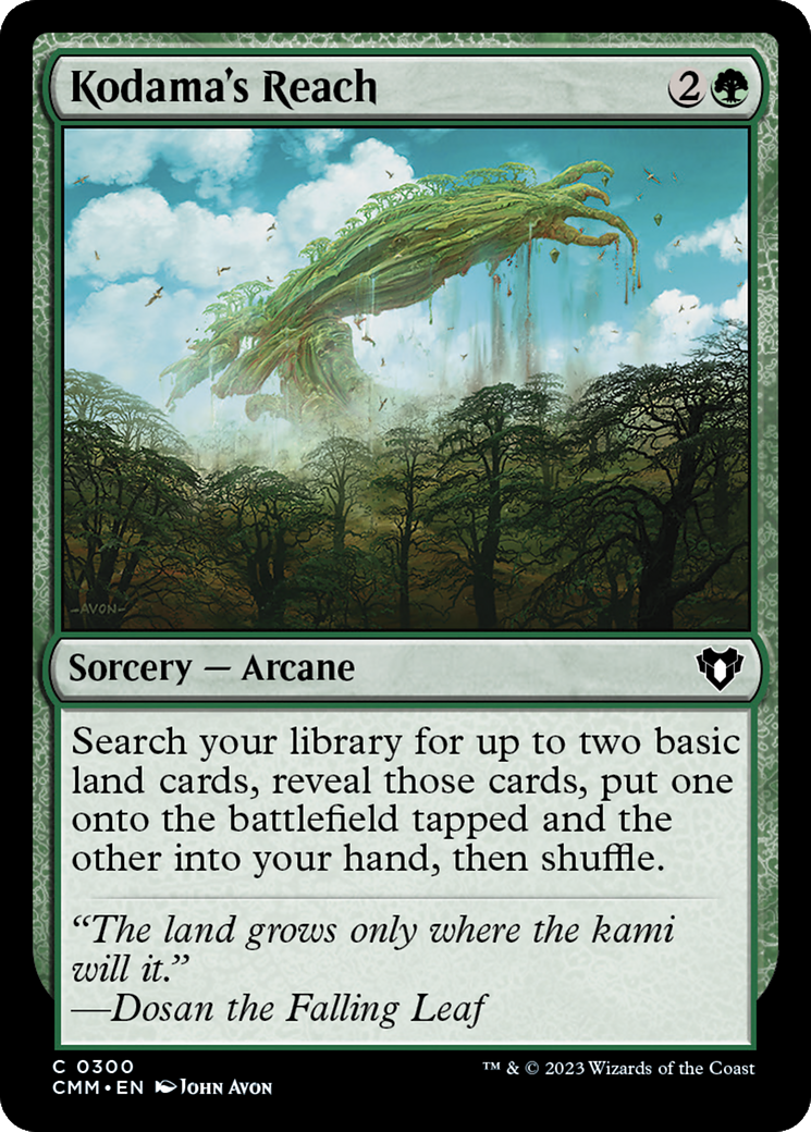 Kodama's Reach (CMM-300)  Foil - Commander Masters