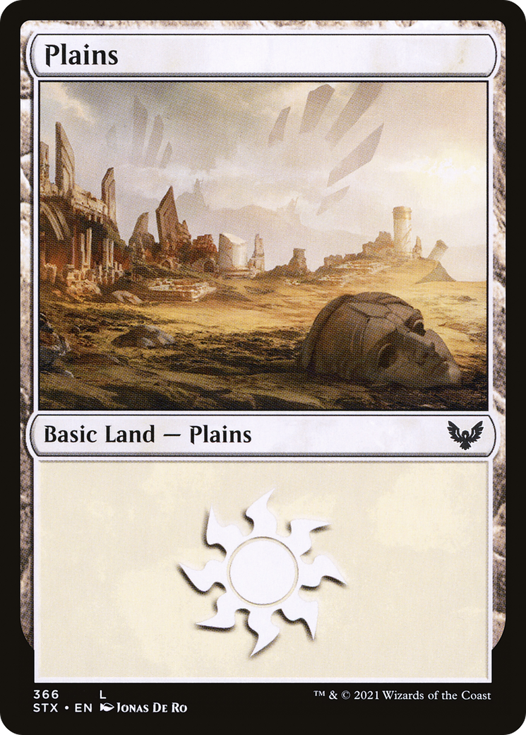 Plains (366) (STX-366)  - Strixhaven: School of Mages