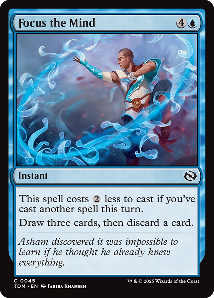 Focus the Mind (TDM-045)  Foil - Tarkir: Dragonstorm