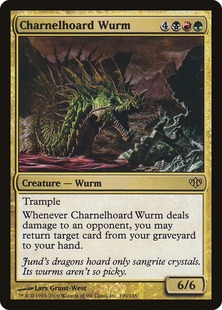 Charnelhoard Wurm (CON-100)  Foil - Conflux