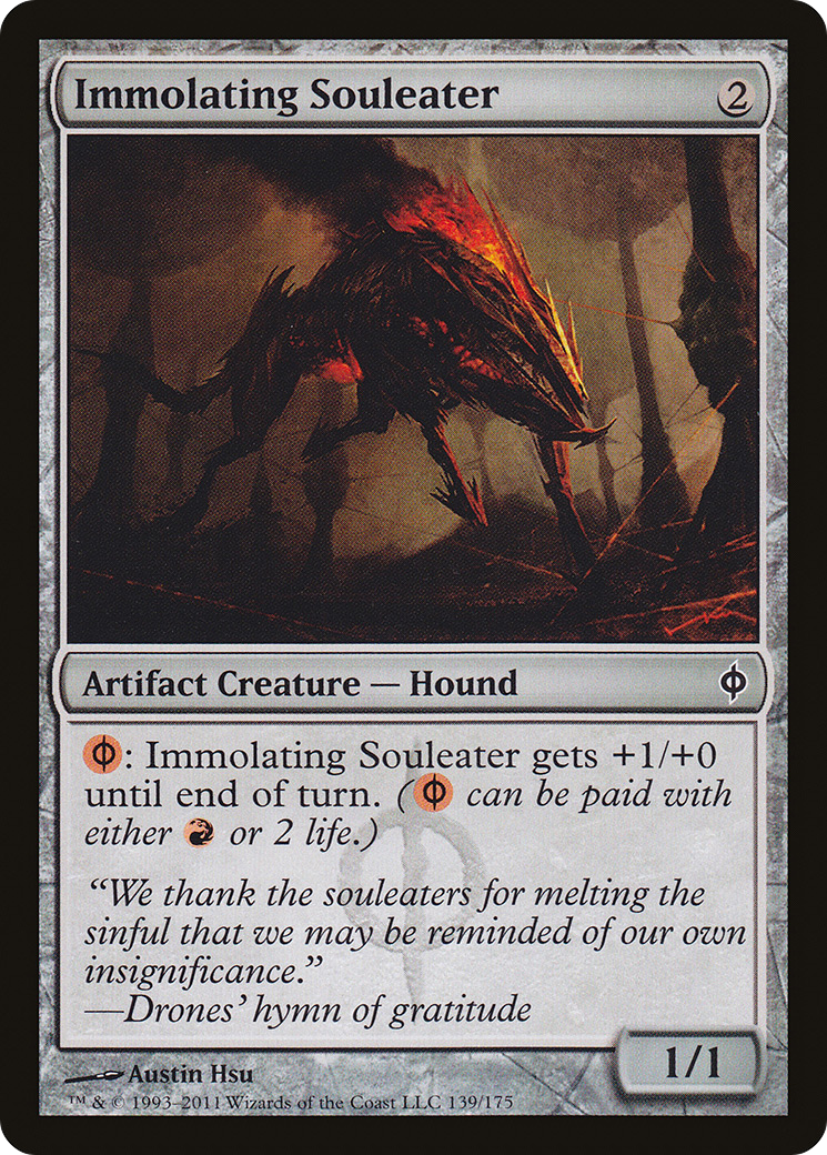 Immolating Souleater (NPH-139)  - New Phyrexia