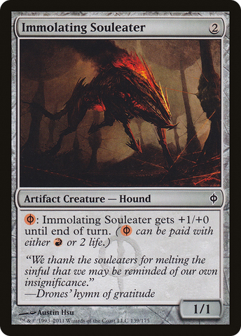 Immolating Souleater (NPH-139)  - New Phyrexia