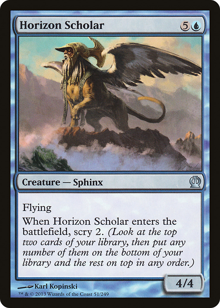 Horizon Scholar (THS-051)  Foil - Theros