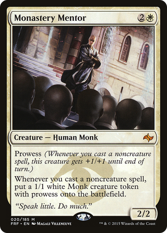 Monastery Mentor (FRF-020)  Foil - Fate Reforged