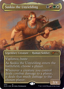 Saskia the Unyielding (SLD-055)  Foil - Secret Lair Drop (Borderless)