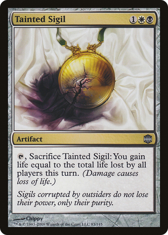 Tainted Sigil (ARB-083)  Foil - Alara Reborn