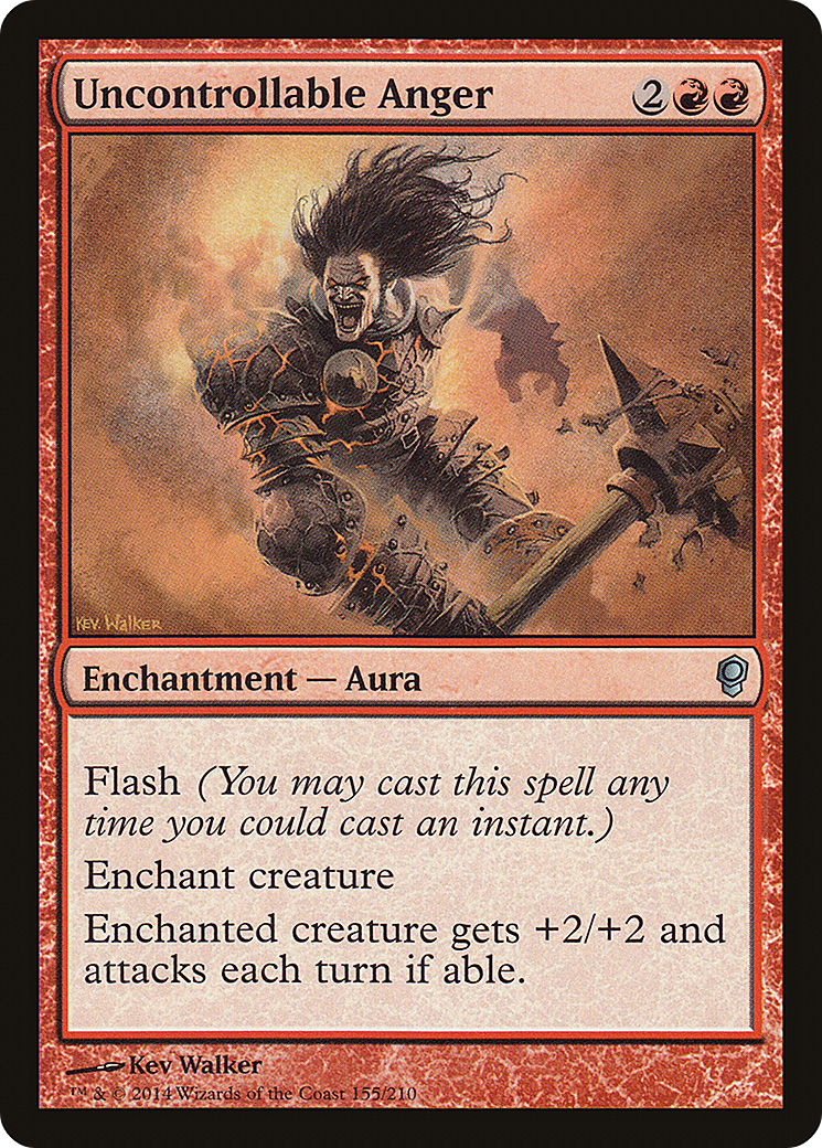 Uncontrollable Anger (CNS-155)  Foil - Conspiracy