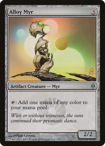 Alloy Myr (NPH-129)  - New Phyrexia