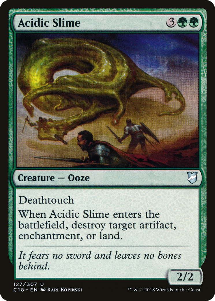 Acidic Slime (C18-127)  - Commander 2018