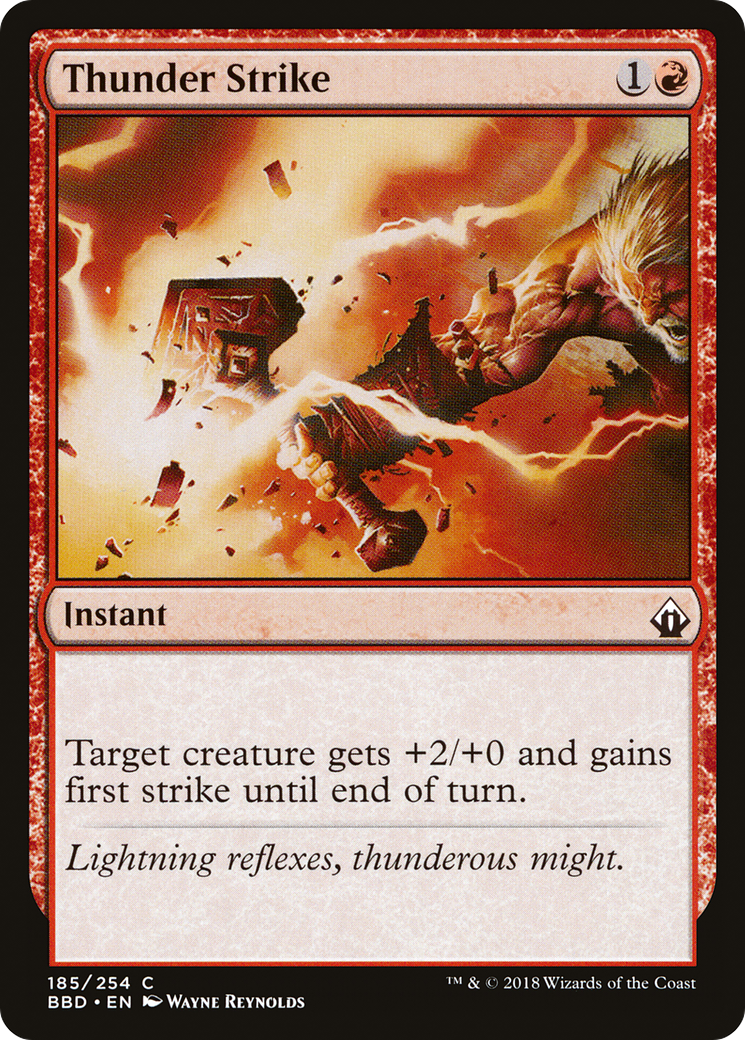 Thunder Strike (BBD-185)  Foil - Battlebond