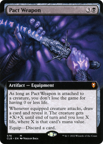 Pact Weapon (Extended Art) (CLB-576)  - Commander Legends: Battle for Baldur's Gate: (Extended Art)