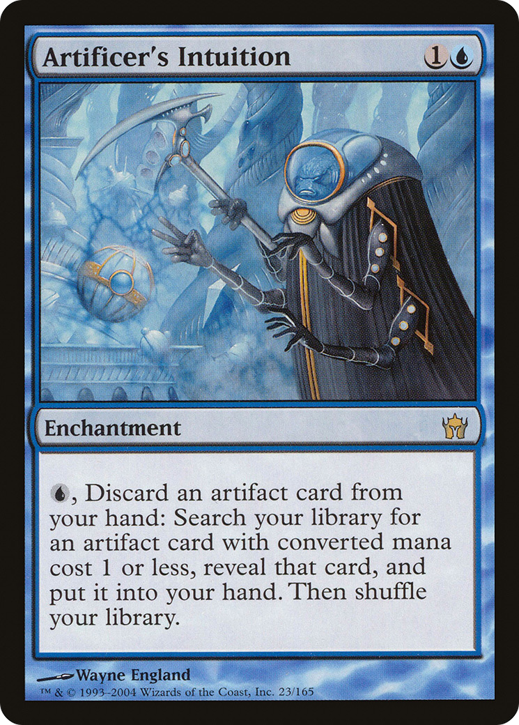 Artificer's Intuition (5DN-023)  Foil - Fifth Dawn