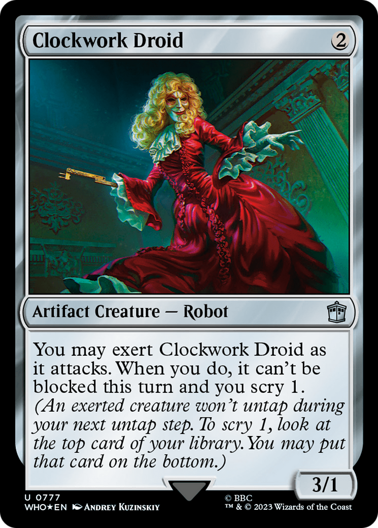 Clockwork Droid (Surge Foil) (WHO-777)  Foil - Doctor Who