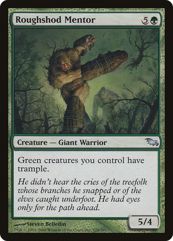 Roughshod Mentor (SHM-128)  Foil - Shadowmoor