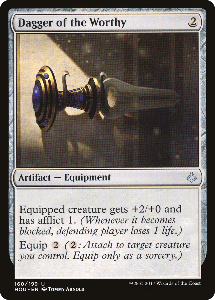 Dagger of the Worthy (HOU-160)  Foil - Hour of Devastation