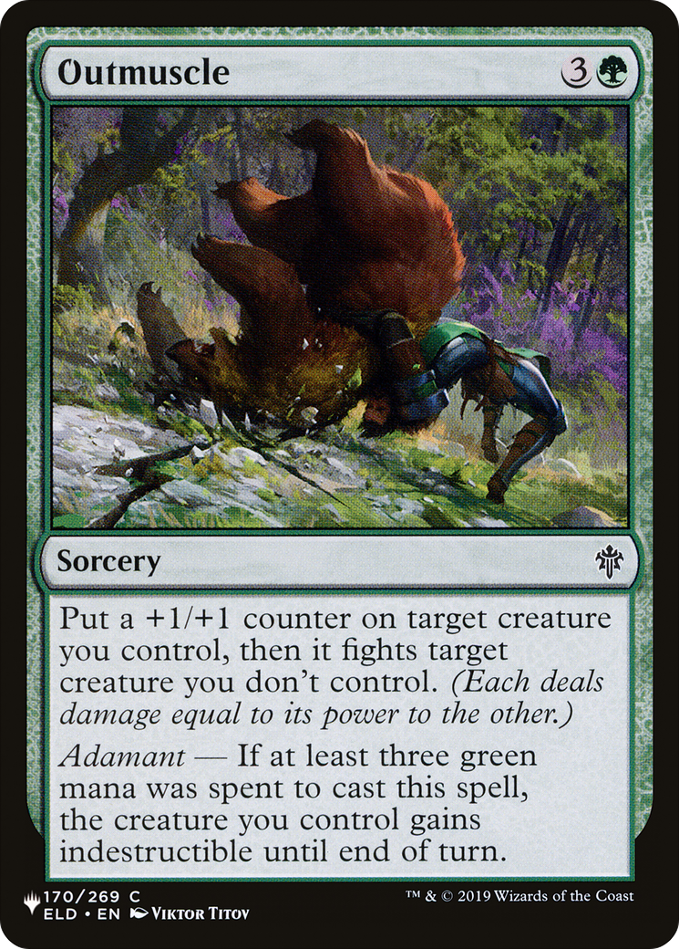Outmuscle (LIST-ELD-170)  - The List